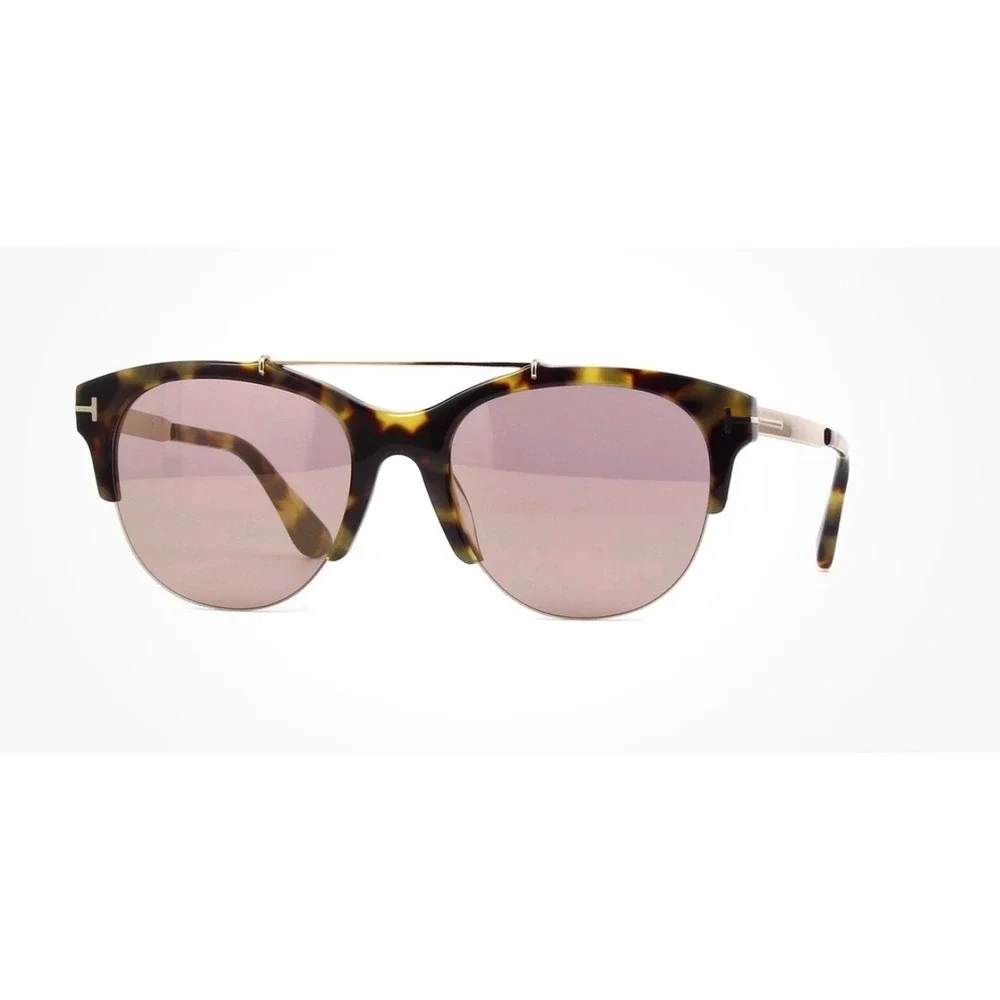 Tom Ford Adrenne TF517 Sunglasses Dark Havana Tortoise Rose Gold 56Z 55mm